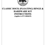 Dock (Floating) Hinge & Hardware Kit Instructions
