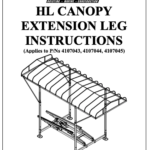 HL Canopy Extension Leg Instructions