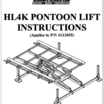 HL4K Wood Pontoon Lift Instructions