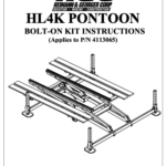 HL4K Aluminum Pontoon Bolt-On Kit Instructions