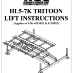 HL5-7K Tritoon Lift Instructions