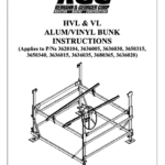 HVL & VL Aluminum/Vinyl Bunk Instructions