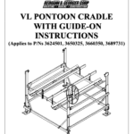 VL Pontoon Cradle W/ Guide-On Instructions