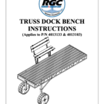 T-Dock Bench Installation