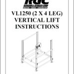 Vertical Lift Instructions (VL1250) 2×4 Leg